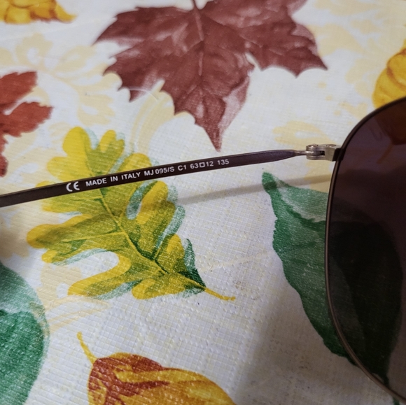 Marc Jacobs mj095/s Sunglasses Light Brown Metal Brown Frame  Aviator Sunglasses main image 5